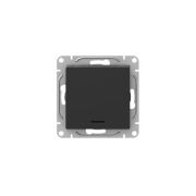 Выключатель 1-кл. СП Эпика с подсветкой механизм черн. EKF UP1-SWB-14