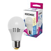 Лампа светодиодная A60 11Вт 3000К E27 220В КОСМОС LkecLED11wA60E2730