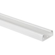 Кабель-канал 80х35 L2000 пластик без крышки бел. ИЭК Leg 010411