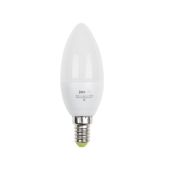 Лампа светодиодная PLED-ECO 5Вт C37 свеча матовая 4000К нейтр. бел. E14 400лм 230В 50Гц JazzWay 1036865A