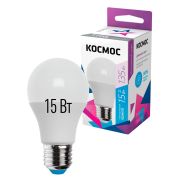 Лампа светодиодная A60 15Вт 6500К E27 220В КОСМОС LkecLED15wA60E2765